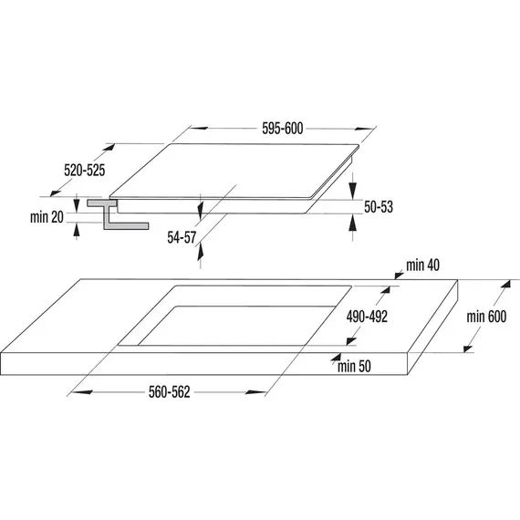 Pllake montuese Gorenje ECS646BCSC, 5 image