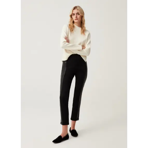 WOMEN'S TROUSERS, Madhësia: XS, Ngjyra: Zezë