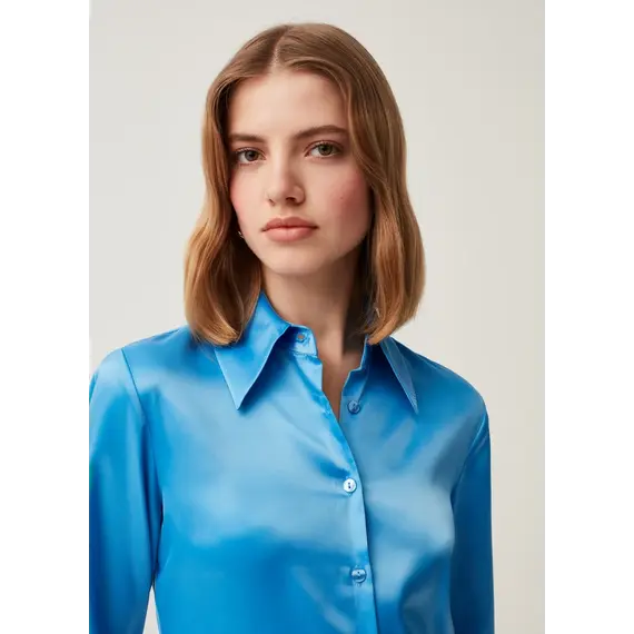 Bluze per femra, Madhësia: 40, Ngjyra: Kaltërt hapur
