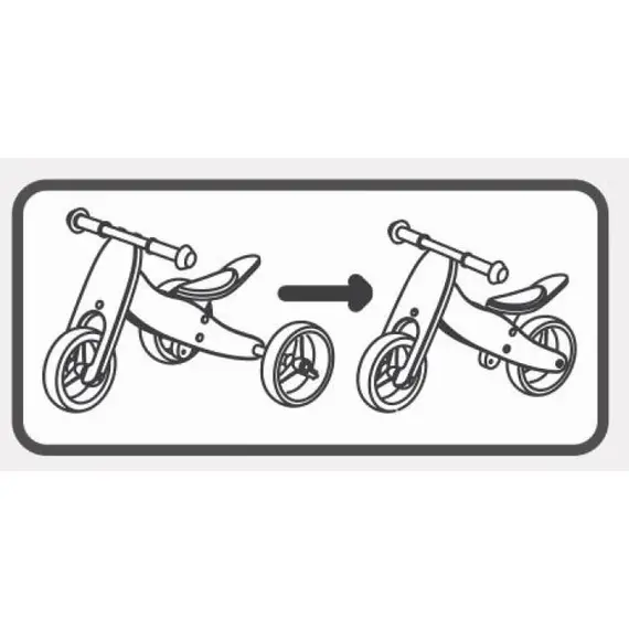 Tricikletë Free2M. druri 2në1, mentë, Ngjyra: Mentë, 3 image