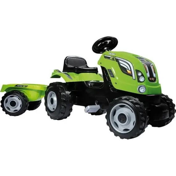 Traktor me rimorkio, gjelbert Smoby, Ngjyra: Gjelbërt, 2 image