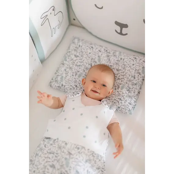 Buba Thes për bebe 6-24 m, Happy Animals Blue, Ngjyra: Hiri