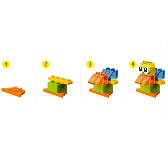 Lodër lego® Classic Creative Transparent Bricks , 4 image