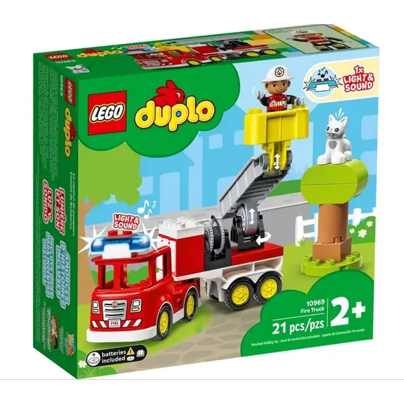 Lodër lego® Duplo Fire Truck 10969, 2 image