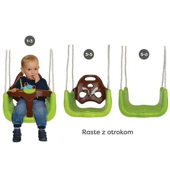 Loder aktiviteti Luhatëse JsSwing 3në1, gjelbërt, 3 image