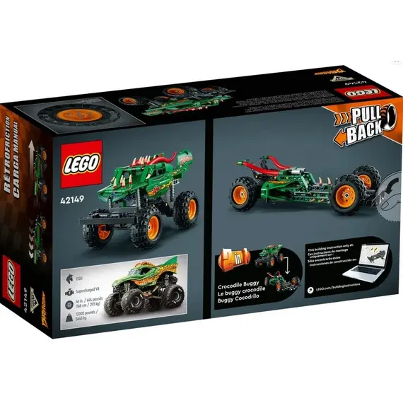 Loder lego® Technic™ Monster Jam Dragon 42149, 6 image