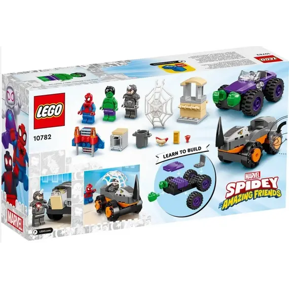 Lego® Spider-Man Hulk vs. Rhino Truck Showdown 10782, 7 image