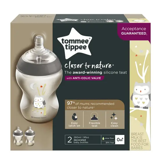 TT Shishe CLOSER TO NATURE 340ml 2/1 EASY FLOW OLIIE BOY, 2 image
