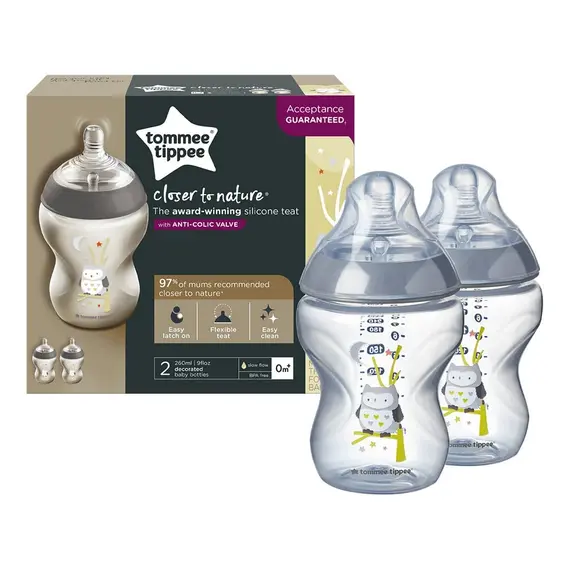 TT Shishe CLOSER TO NATURE 340ml 2/1 EASY FLOW OLIIE BOY, 3 image