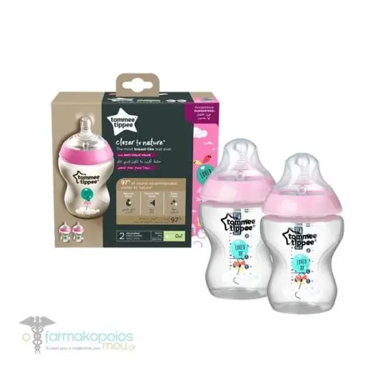 TT Shishe CLOSER TO NATURE 340ml 2/1 EASY FLOW
