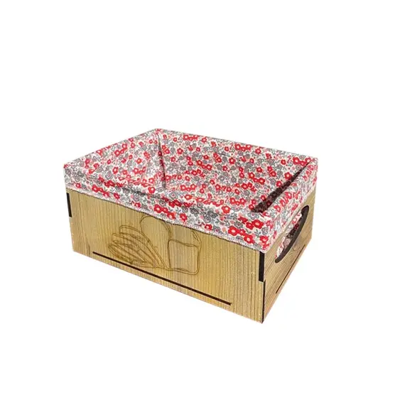 Shportë druri për bukë 037/ATK-0015, Ngjyra: Kuqe