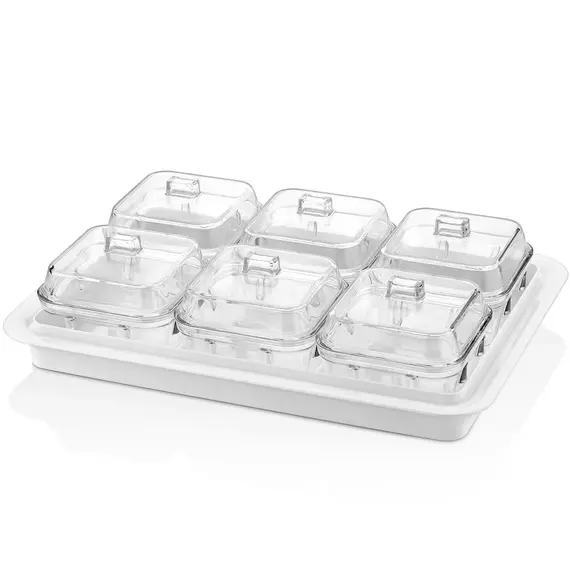 Enë servimi set plastike 6 copë