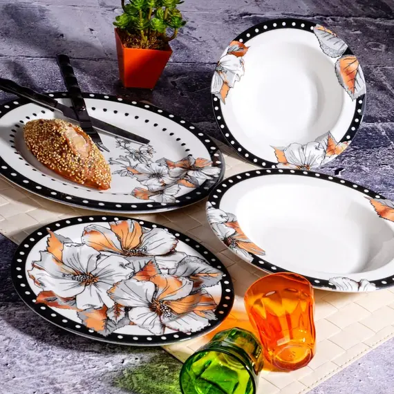 Pjata set 24c / POR-0018, Ngjyra: Zezë