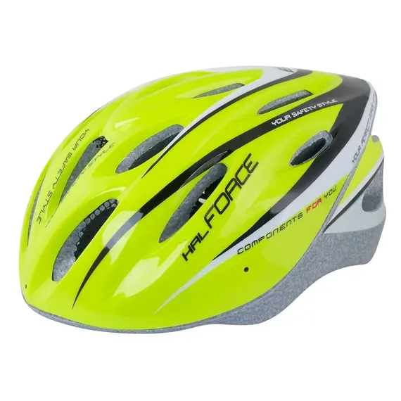 Helmet HAL, fluo-zezë, L - XL, 121