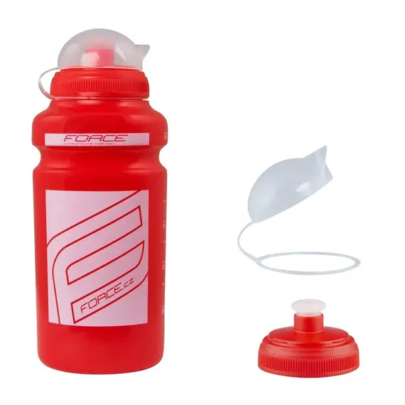 Shishe FORCE "F" 0.5 L, e kuqe / bardhë