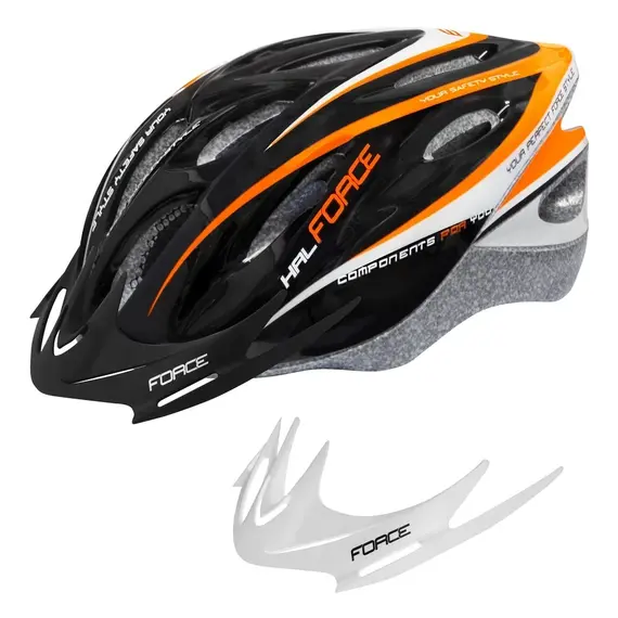 Helmet Hal, S - M, 121 , zeze-portokall-bardhe, Force, 2 image