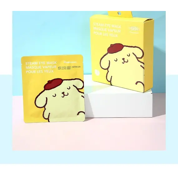 Maskë për sy Sanrio Characters Steam (Grapefruit, Pompompurin 5copë), 4 image