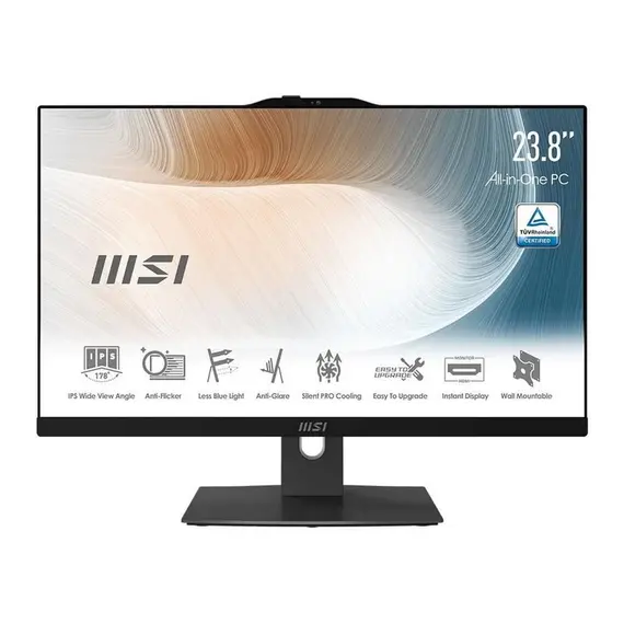 AIO MSI Modern 23.8" AM242P  i31115G4 8GB RAM 256GB SSD W11 / Black, 2 image