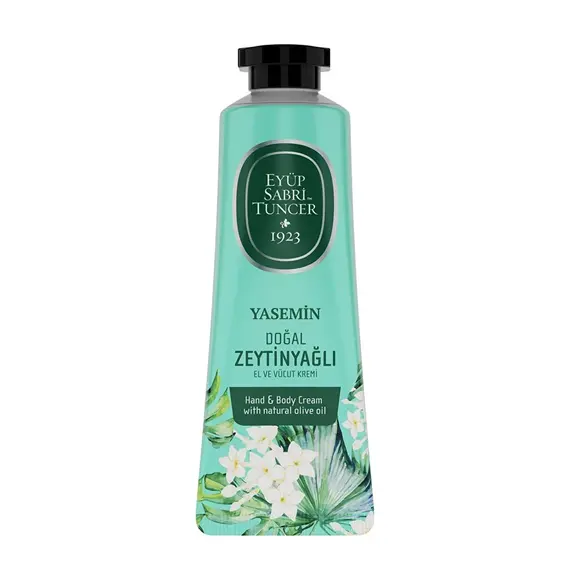 Krem për duar dhe trup me vaj ulliri 50ml - Jasmin /P96, Ngjyra: Gjelbërt