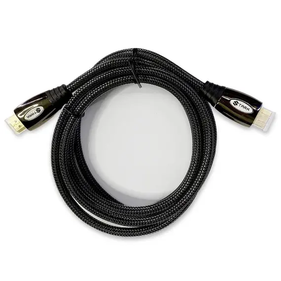 Kabëll HDMI-M-M, gold plug,4k(ultra HD) metalike 3D, 2m, 2 image