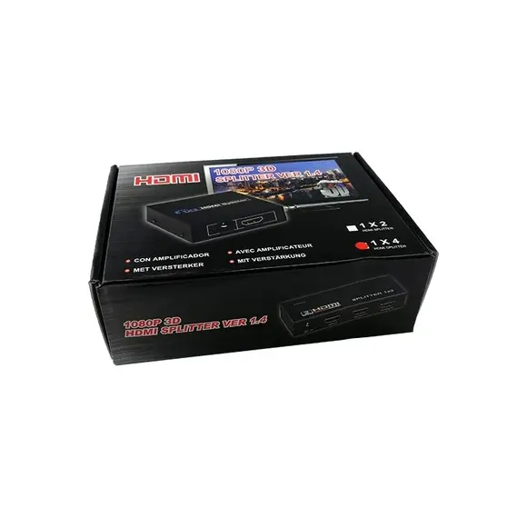 Shpërndarës për HDMI Spliter 4x out 1x in FULL HD,1.4 HDMI, 3 image