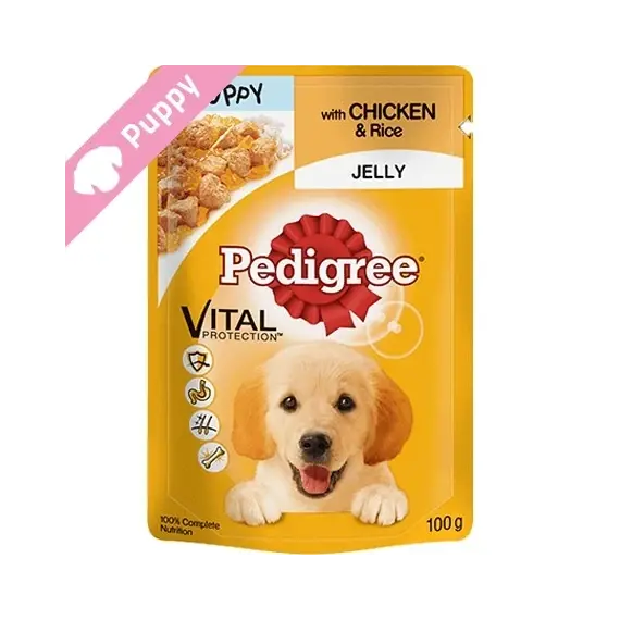 PEDIGREE Junior CIJ POUCH Pule me Oriz 100g/P24