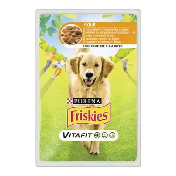 FRISKIES Adult mish pule dhe karrot 100g/P20