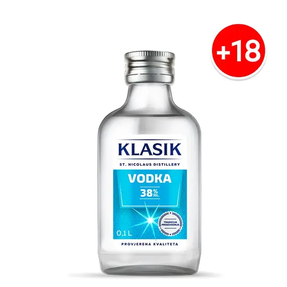 Klasik Vodka 38% 0.1L /P24
