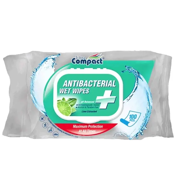 U.C Antibacterial Wet Wipes 100pcs/P12