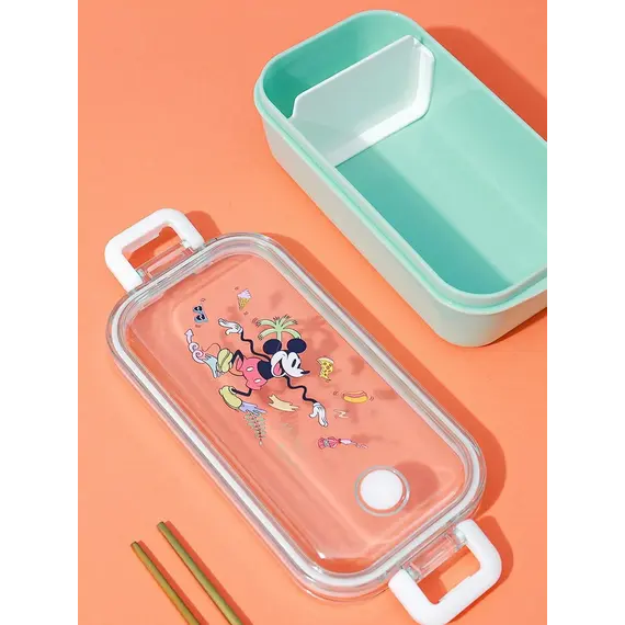 Kuti ushqimi Mickey Mouse 2.0 Bento Box 450mL(Mickey Mouse), Ngjyra: Mentë, 2 image