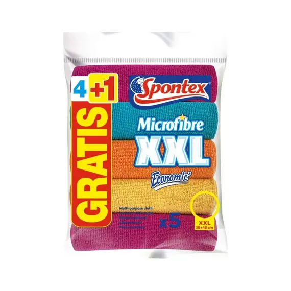 Spontex Leckë Microfibre XXL 4+1/P24
