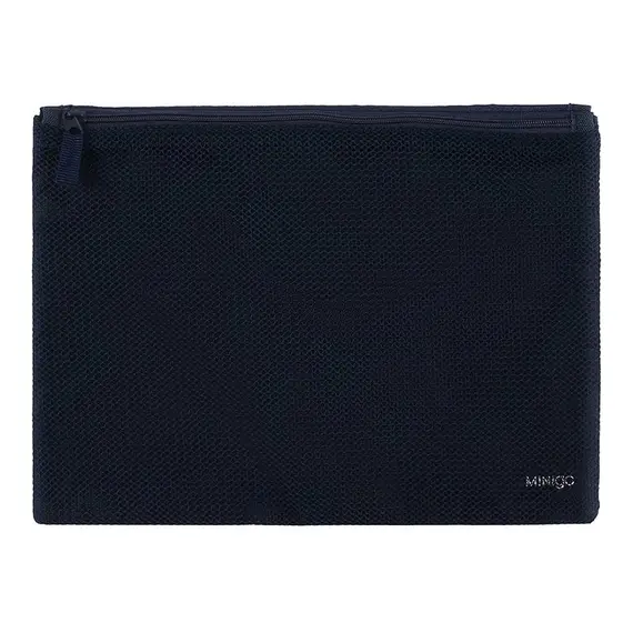 Çantë e madhe për ruajtje minigo Double Zipper (Navy Blue)