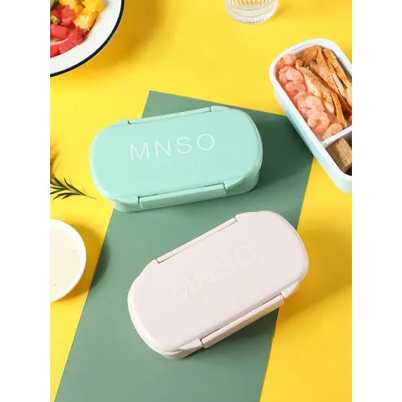 Kuti ushqimi MNSO Bento  510mL(Pink), Ngjyra: Rozë, 2 image