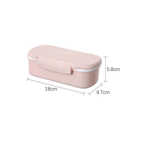 Kuti ushqimi MNSO Bento  510mL(Pink), Ngjyra: Rozë, 8 image