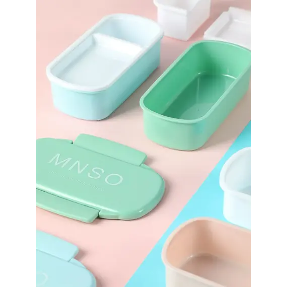 Kuti ushqimi MNSO Bento  510mL(Green), Ngjyra: Gjelbërt, 4 image
