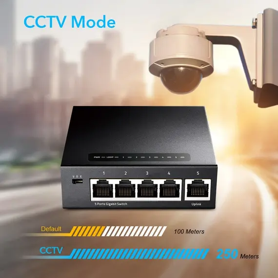 Switch Cudy GS105 5port Gigabit , 4 image