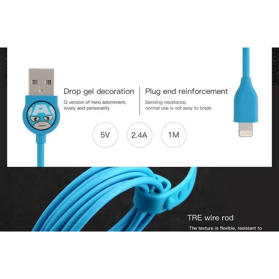 MARVEL Kabëll me Lightning Connector, 8 image