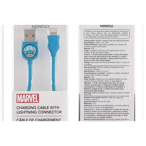 MARVEL Kabëll me Lightning Connector, 10 image