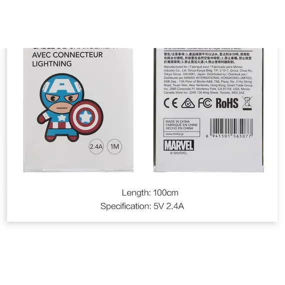 MARVEL Kabëll me Lightning Connector, 11 image