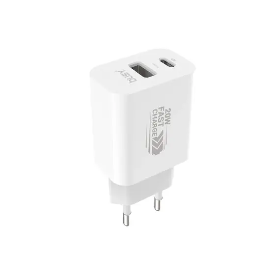 Mbushës telefoni Busy Wall Charger USB A & USB C PD 38W, 4 image