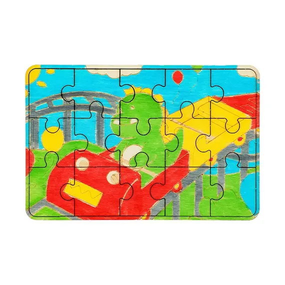 Loder dërrasë puzzle për ngjyrsoje (Dinosaur)