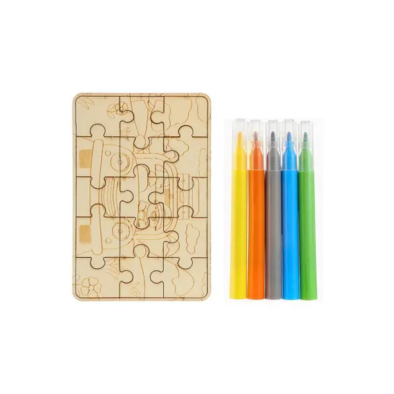 Loder dërrasë puzzle për ngjyrsoje (Penguin)"
