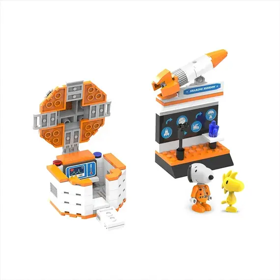 Lodër - Snoopy Space Traveler Building Blocks B(Re-entry Capsule, 151 copë)