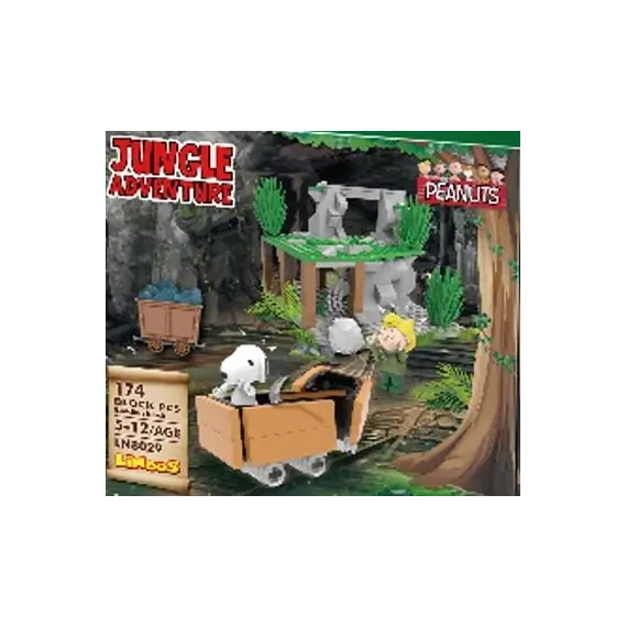 Lodër - Snoopy Jungle Adventure Building Blocks B(Abandoned Mine, 186 copë)