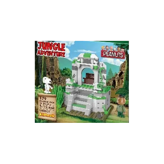 Lodër - Snoopy Jungle Adventure Building Blocks B(The Relic, 215 copë)
