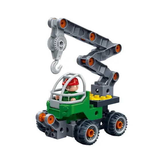 Lodër - Construction Vehicle Big Building Blocks(Crane, 20 copë)