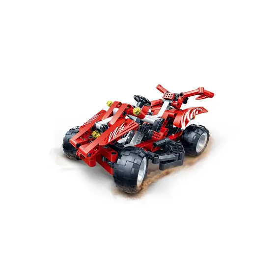 Lodër - Race Car Building Kit(Red, 250 copë)