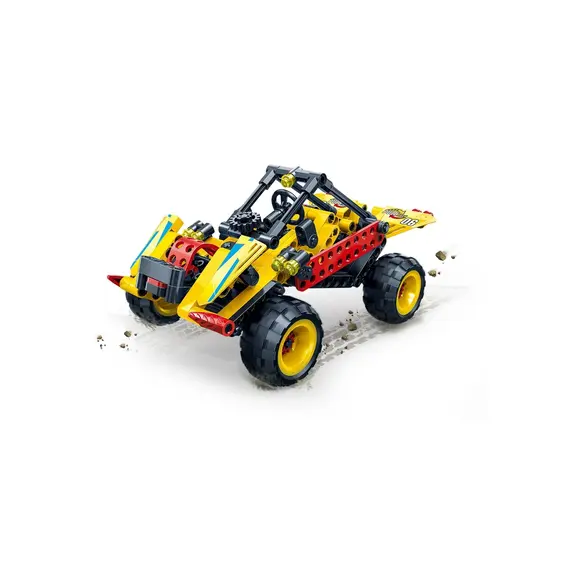 Lodër - Race Car Building Kit(Yellow, 200 copë)