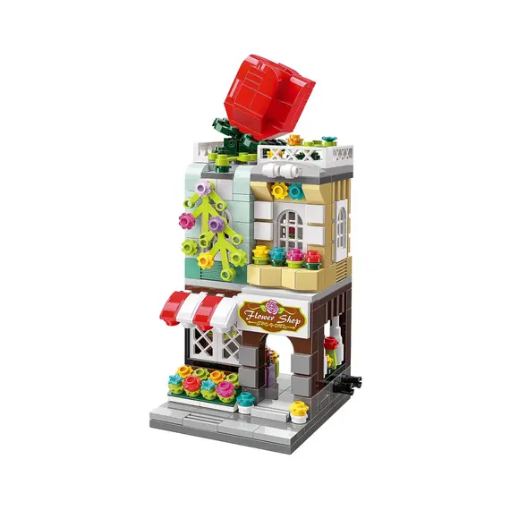 Lodër - City Corner Building Block (Florist, 329 copë)