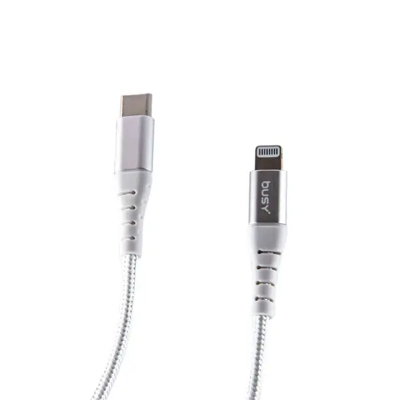 Kabëll telefoni Busy -Type C with Lighting Cable MFI 1.2m braided, 3 image
